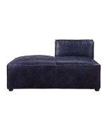 Birdie Modular - Chaise, Vintage Blue Top Grain Leather - $27,169.51 MXN