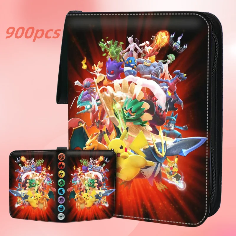 900 Pcs Pokemon Cartoon Anime Game Collection Hobby Album Album Book Card Holder - £36.55 GBP+