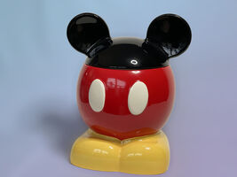 Disney Mickey Mouse Pants &amp; Ears Ceramic Cookie Jar 11.5" - $29.99