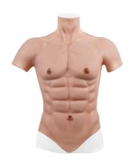 High Neck Costume Cosplay Silicone Muscle Suit For Crossdressing Drag Queen - $307.09 - $429.17