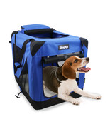 JESPET Soft Dog Crates Kennel, 3 Door Soft Sided Folding Travel Pet Carr... - $1,520.35 MXN