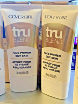 CoverGirl tru Blend Face Primer Oily Skin 30ml/1fl.oz. 2 Tubes - $11.76