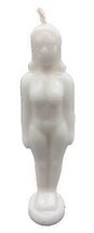 6 3/4&quot; White Woman candle - $24.99