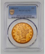 1883-CC Gold Liberty Double Eagle Graded by PCGS as AU53 Gorgeous - $187,852.98 MXN