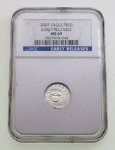 2006 P$10 1/10 Oz. American Platinum Eagle NGC MS69 Early Releases - $318.18