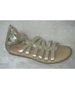 Born Ohm Gold Leather Gladiator Sandals Women Size US 10 M, No Box - $40.60 CAD