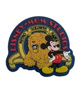 Vintage 1999 Disney MGM Studios Lion &amp; Mickey Fridge Magnet Rubber - $17.10