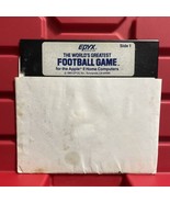 EPYX The Worlds Greatest Football Game Strategy Game Only Apple II Vinta... - $24.54 CAD