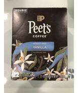 PEET'S COFFEE VANILLA LIGHT ROAST KCUPS 22CT - $45.87