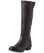 FLY London CHOM340Fly Ladies Black Leather Boots EU 37 - $186.82 CAD