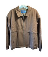 Pendleton Men’s M Brown Jacket Wool Long Sleeve Full Zip Bomber Outdoor ... - $148.50