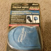 Swing Sock golf swing performance weight Blue right hand fits drivers to... - $11.88