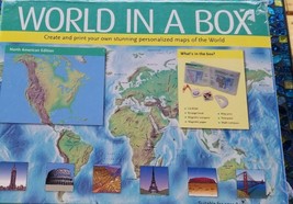 World In A Box, Create &amp; Print Your Own Personalized Maps Of The World, Nib - £11.98 GBP