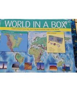 WORLD IN A BOX, CREATE &amp; PRINT YOUR OWN PERSONALIZED MAPS OF THE WORLD, NIB - $14.96