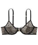 Victoria&#39;s Secret Very Sexy Starburst Unlined Demi Bra Black Size 32DD NWT - $1,294.48 MXN