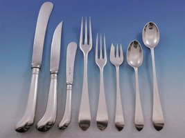 Irish Rib by Shepheard Sterling Silver Flatware Set Service 71 Pieces Dinner - $6,816.15
