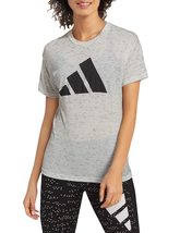 adidas womens Win 2.0 Tee White Melange 2X - £18.16 GBP