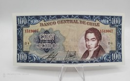 CHILE BANKNOTE  100  ESCUDOS ND (1962-1975) ~ Uncirculated  P-141 - $9.89