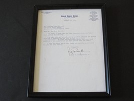 John D. Rockefeller IV, Senator West Virginia- Congratulation Letter 50th Weddin - £21.18 GBP