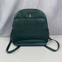 Michael Kors Emerald Green Pebbled Leather Backpack 11&quot;x11&quot;x5&quot; - £58.57 GBP