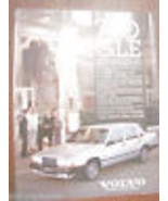 Articolo ritaglio 1 foglio a4 pubblicità VOLVO 740 GLE turbo benzina die... - $241.38 MXN