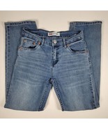 Levi&#39;s Youth Boys 514 Straight Fit Blue Jeans  Size 27x27 14 Reg EUC - £12.55 GBP
