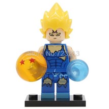 Single Sale Super Saiyan Majin Vegeta Dragon Ball Z Kai Minifigures Block Toys - £2.35 GBP