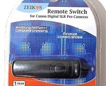 Zeikos Remote Switch for Canon Digital SLR Pro Cameras ZE-RS80 - £7.08 GBP