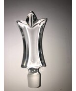 Beautiful Vtg Crystal Glass Perfume Genie Bottle Decanter Stopper Only-3... - $27.16 CAD