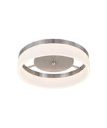Home Decorators Kipling 14&quot; 21-W LED Flush Mount Fixture Brushed Nickel ... - $1,058.82 MXN