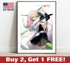 Demon Slayer Kanroji Mitsuri Poster 18&quot; x 24&quot; Print Anime Kimetsu no Yaiba 2 - £10.57 GBP