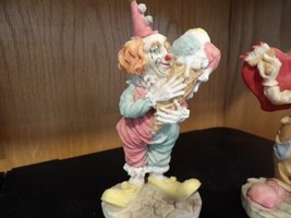 2# Vintage Poly Resin Clown Figurine Statue Collectible 7&quot; - £6.68 GBP