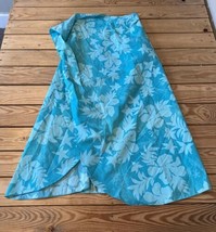 Vintage Hilo Hattie Women’s Wrap skirt One size Blue F3 - £23.73 GBP