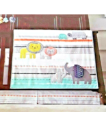 Wendy Bellissimo Baby Quilt Zoo Animals Reversible Nursery 37&quot; x 44&quot; - $28.04