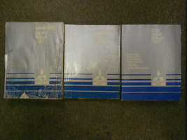 1987 MITSUBISHI Mirage Service Repair Shop Manual 3 VOL SET FACTORY BOOK... - $47.94