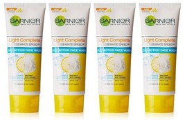 Garnier Skin Naturals Light Complete White Speed Action Face Wash, 100gm... - $60.93