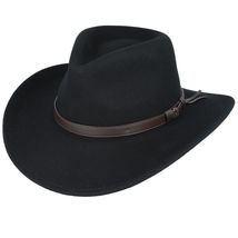 Crushable 100% Wool Felt Cowboy Hat | Packable Western Hat for Travel | ... - $41.47+