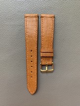 Beige Genuine Lizard Leather Watch Strap Band - Custom Sizes 17 18 19 20... - $45.00