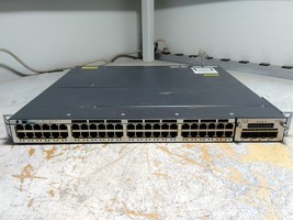 Cisco Catalyst WS-C3750X-48T-S 48 Port Gigabit Ethernet Switch w/ 2x PSU  - £59.27 GBP