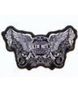 BIKER BITCH RHINESTONES PATCH #3123 new lady jacket patches WINGS ladies... - $143.74 MXN