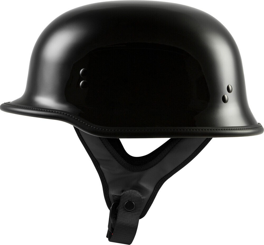 HIGHWAY 21 - 9mm German Beanie Helmet, Gloss Black, 5X-Large - $69.95
