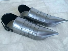 Medieval Shoes Medieval Gothic Armor Sabaton Steel Armor For Halloween Gift Item - £134.22 GBP
