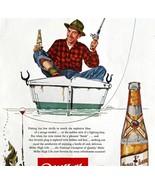 Miller High Life Beer 1952 Advertisement Fishing Drinking Brewery Vintag... - $556.66 MXN
