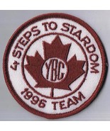 Youth Bowling Canada YBC 4 Steps To Stardom 1996 Team Sew On Patch 3&quot; Di... - £5.42 GBP