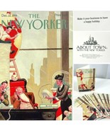 New Yorker William Joyce Vintage Christmas Cards 15 w/Evps About Town 1990s - £37.93 GBP