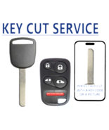 KEY CUT + Ho01 Transponder Key + Remote Fob For Honda Odyssey 2003 - 2004 - $56.09 CAD