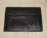 MERCEDES BENZ Genuine OEM Black Leather Card Holder Wallet Window - £11.90 GBP
