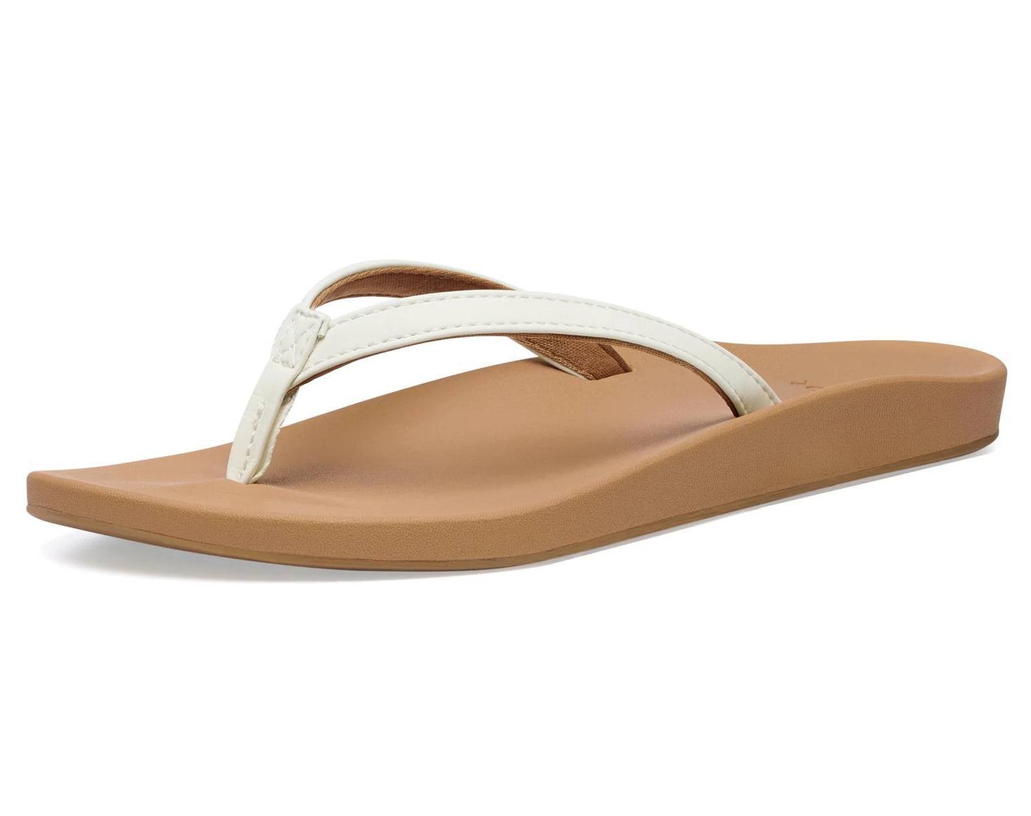 Sanuk Women&#39;s Cosmic Yoga Joy Sandal White - $50.00