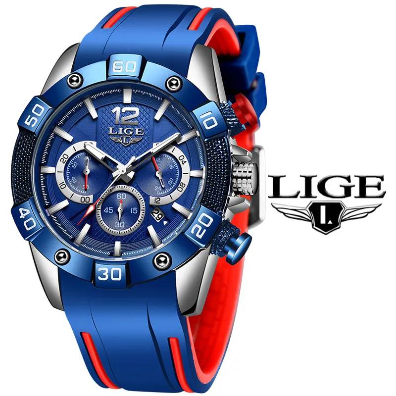 Fashion Luxury Men Watch Business Waterproof Clock Casual Sport Chronogr... - £46.24 GBP