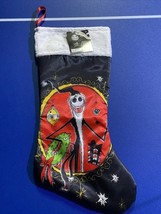 Nightmare Before Christmas Santa Jack Skellington Holiday Stocking Brand... - $12.86